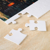 Weihnachtsbaum Winterschneefantasie Puzzle (Seite)