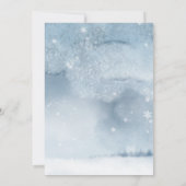 Weihnachtsbaum Winterschneeszene (Rückseite)