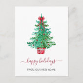 Weihnachtsbaum Wir bewegten Urlaub Postkarte (Vorderseite)