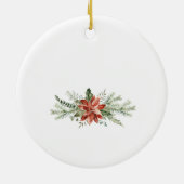 Weihnachtsbaum Wir erwarten Elternschmuck Keramik Ornament (Hinten)