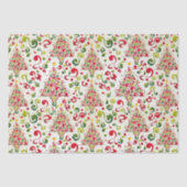 Weihnachtsbaum-Wirbel Seidenpapier (Vorderseite)