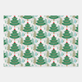 Weihnachtsbaum Woodland Foto Geschenkpapier Set (Vorderseite 3)