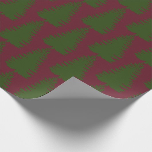 Weihnachtsbaum-Wrapping Paper Geschenkpapier (Ecke)