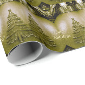 Weihnachtsbaum-Wrapping Paper Geschenkpapier (Rolleneckpunkt)