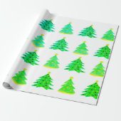 Weihnachtsbaum-Wrapping Paper Geschenkpapier (Ungerollt)
