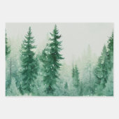 Weihnachtsbaum-Wrapping Paper vom Weihnachtsmann Geschenkpapier Set (Vorderseite 3)