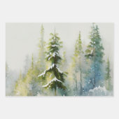 Weihnachtsbaum-Wrapping Paper vom Weihnachtsmann Geschenkpapier Set (Vorderseite)