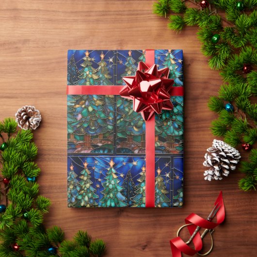 Weihnachtsbaum-Wrapping-Papier aus verkleidetem Gl Geschenkpapier (Feiertagsgeschenk)