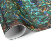 Weihnachtsbaum-Wrapping-Papier aus verkleidetem Gl Geschenkpapier (Rolleneckpunkt)