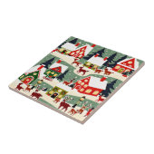 Weihnachtsbaum Xmas Dorf Schnee Pic Fliese (Seite)