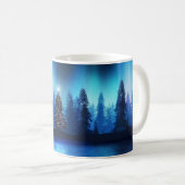 Weihnachtsbaum Xmas friedlicher Wald Kaffeetasse (VorderseiteRechts)