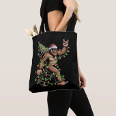 Weihnachtsbaum Xmas Lights Sasquatch Tasche (Von Nahem)