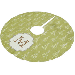Weihnachtsbaum XMAS Monogram Urbaum-Rock Polyester Weihnachtsbaumdecke