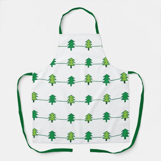 Weihnachtsbaum Xmas Schürze (Vorderseite)