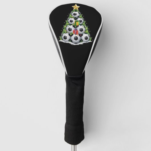 Weihnachtsbaum Xmas Spielerjungen Golf Headcover (Vorderseite)