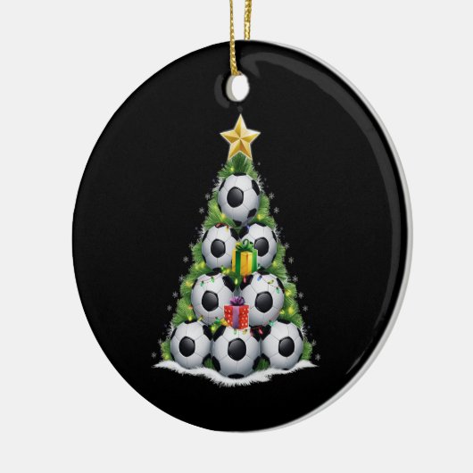 Weihnachtsbaum Xmas Spielerjungen Keramik Ornament (Links)