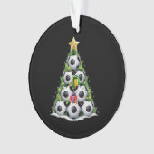Weihnachtsbaum Xmas Spielerjungen Ornament (Vorderseite)