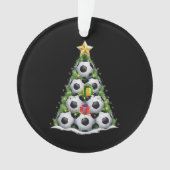 Weihnachtsbaum Xmas Spielerjungen Ornament (Vorderseite)