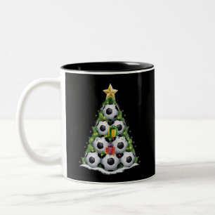 Weihnachtsbaum Xmas Spielerjungen Zweifarbige Tasse