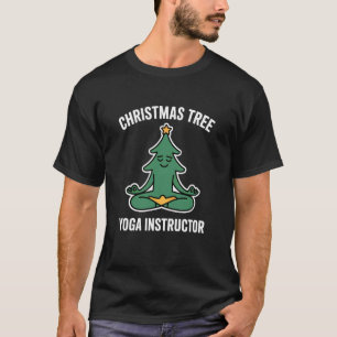 Weihnachtsbaum-Yoga-Lehrer Feiertag Xmas T-Shirt