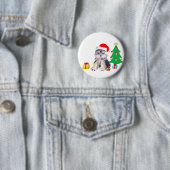 Weihnachtsbaum, Yorkshire-Welpe & Geschenke Button (Beispiel)
