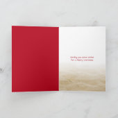 Weihnachtsbaum zeichnend in Strand und Sand Karte (Innenseite)