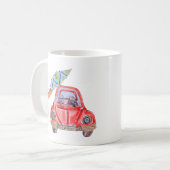 Weihnachtsbaum Zeit! Kaffeetasse (Vorderseite Links)