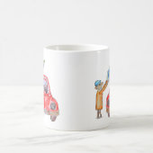 Weihnachtsbaum Zeit! Kaffeetasse (Mittel)