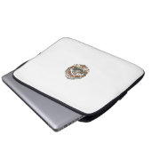 Weihnachtsbaum Zerstörer Katze Weihnachtsbaum Zers Laptopschutzhülle (Vorne Knopf)