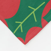 Weihnachtsbaum: Ziergestaltung. Fleecedecke (Ecke)