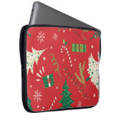 Weihnachtsbaum: Ziergestaltung. Laptopschutzhülle (Vorne Rechts)