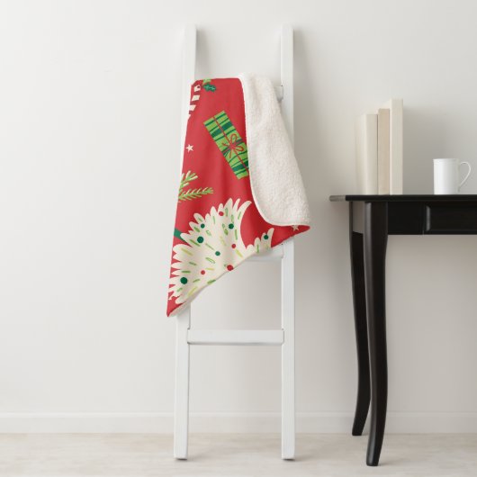 Weihnachtsbaum: Ziergestaltung. Sherpadecke (Beispiel)