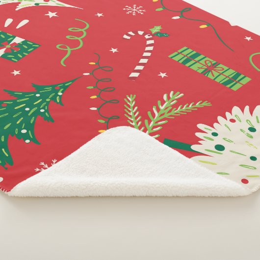 Weihnachtsbaum: Ziergestaltung. Sherpadecke (3/4)