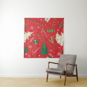 Weihnachtsbaum: Ziergestaltung. Wandteppich (Beispiel)
