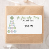 Weihnachtsbaum-Zierturm - Name des Papiers (Insitu)