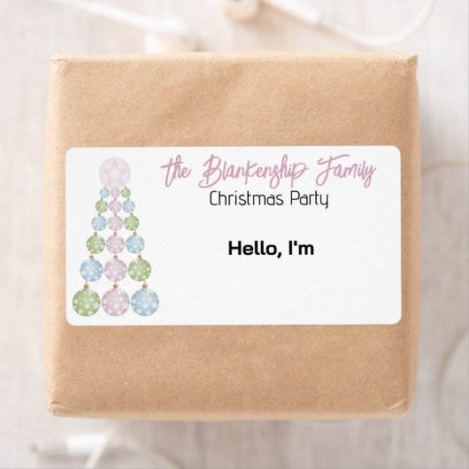 Weihnachtsbaum-Zierturm - Name des Papiers (Insitu)