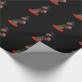 Weihnachtsbaum-Zuckerstange-Packpapier Geschenkpapier (Ecke)