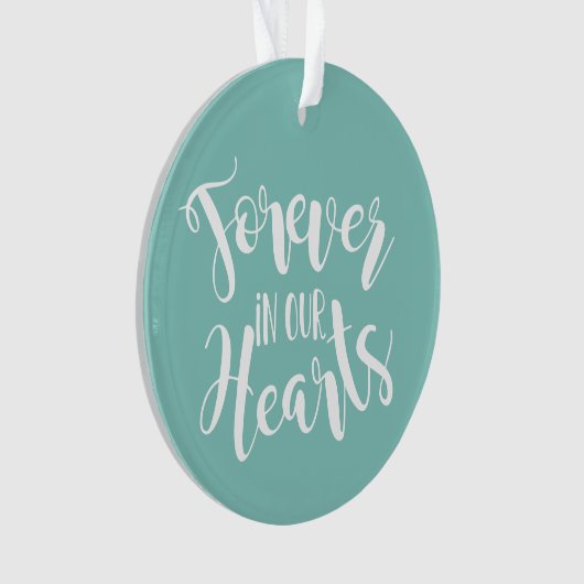 Weihnachtsbaum zum Gedächtnis von Fotos Ornament (Vorderseite)