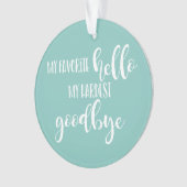 Weihnachtsbaum zum Gedächtnis von Fotos Ornament (Vorderseite)