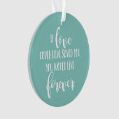 Weihnachtsbaum zum Gedächtnis von Fotos Ornament (Vorderseite)