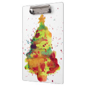 Weihnachtsbaum, zweiseitig, personalisiert klemmbrett (Links)