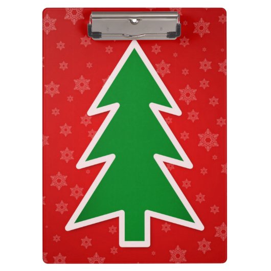 Weihnachtsbaum-Zwischenablage Klemmbrett (Vorderseite)