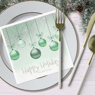 Weihnachtsbaumanhänger Grün ID251 Serviette