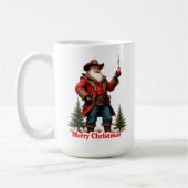 Weihnachtsbaumanhänger Outlaw Santa Kaffeetasse (Links)