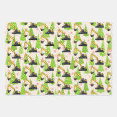Weihnachtsbaumausgrabungsfest Geschenkpapier Set (Vorderseite)