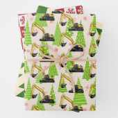 Weihnachtsbaumausgrabungsfest Geschenkpapier Set (Beispiel)