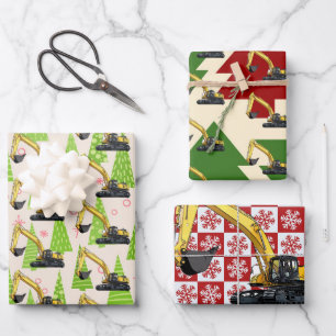 Weihnachtsbaumausgrabungsfest Geschenkpapier Set