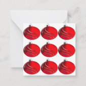 Weihnachtsbaumausweis Mitteilungskarte (Vorderseite)