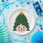 Weihnachtsbaumbeleuchtung 166 pappteller (Party)