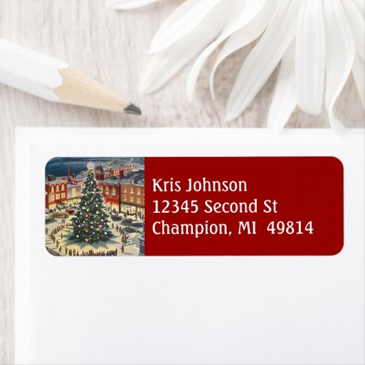 Weihnachtsbaumbeleuchtung Städtesiegel (Insitu)